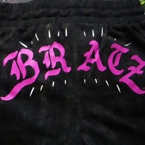 BRATZ juniors jogger sweat pants dark grey Black soot